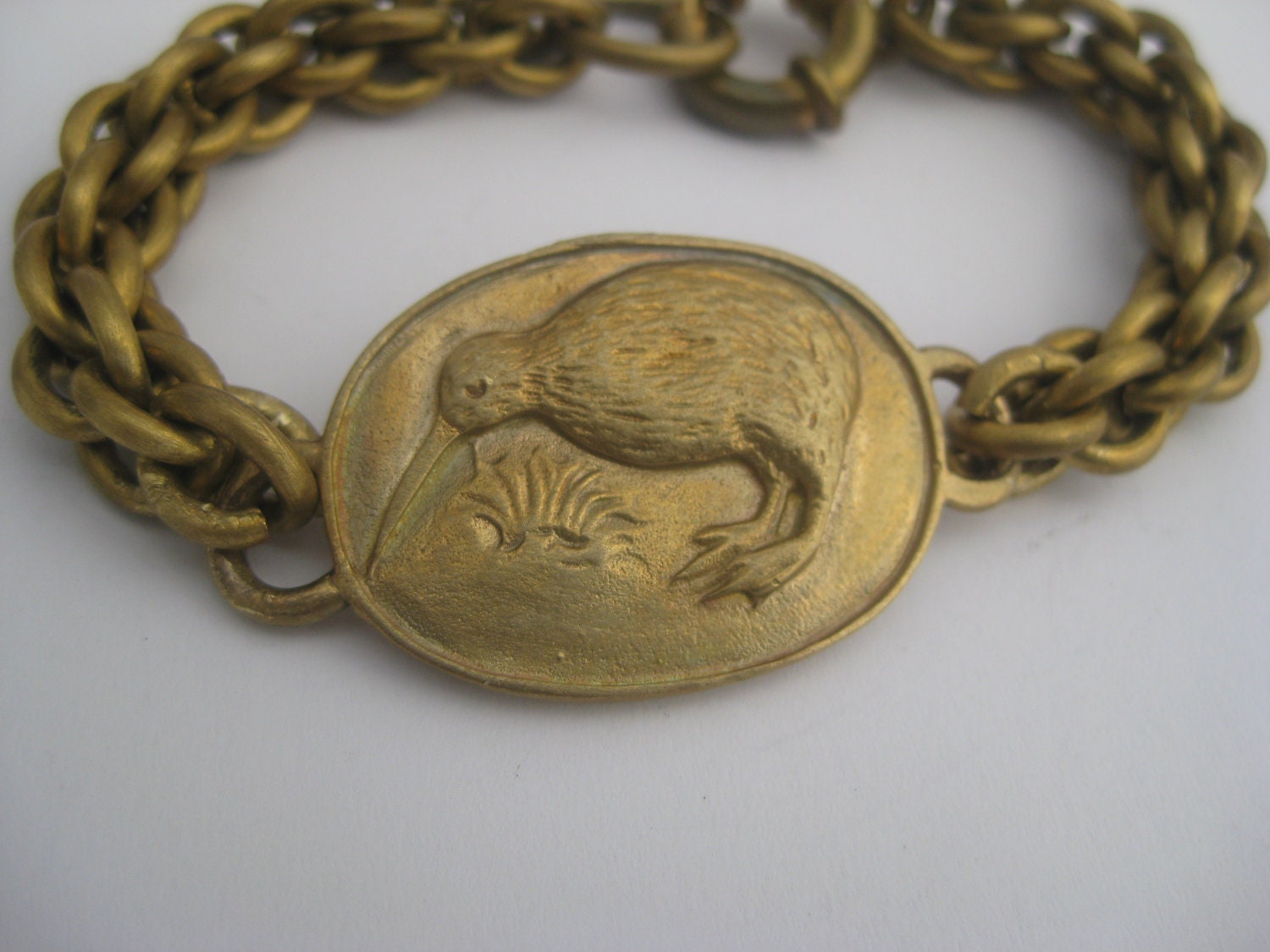 Kiwi Bird Cameo bracelet