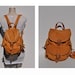 vintage leather backpack vintage brown leather backpack tote rucksack back pack ruck sack