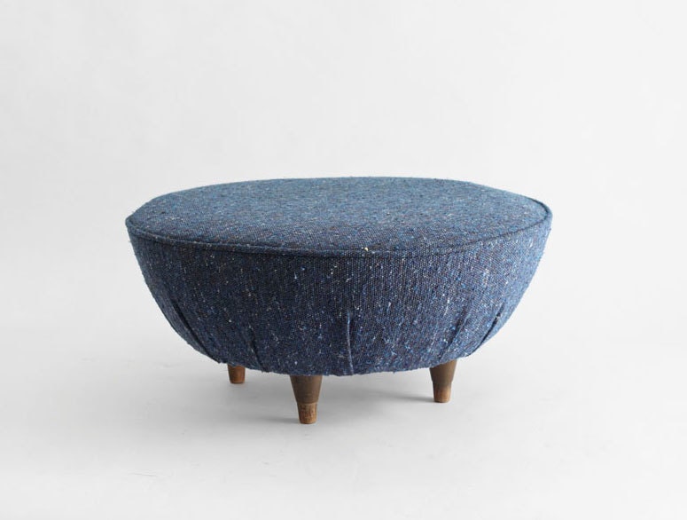 Mid Century Footstool - Ottoman, Modern, Retro, 1950's, Eames