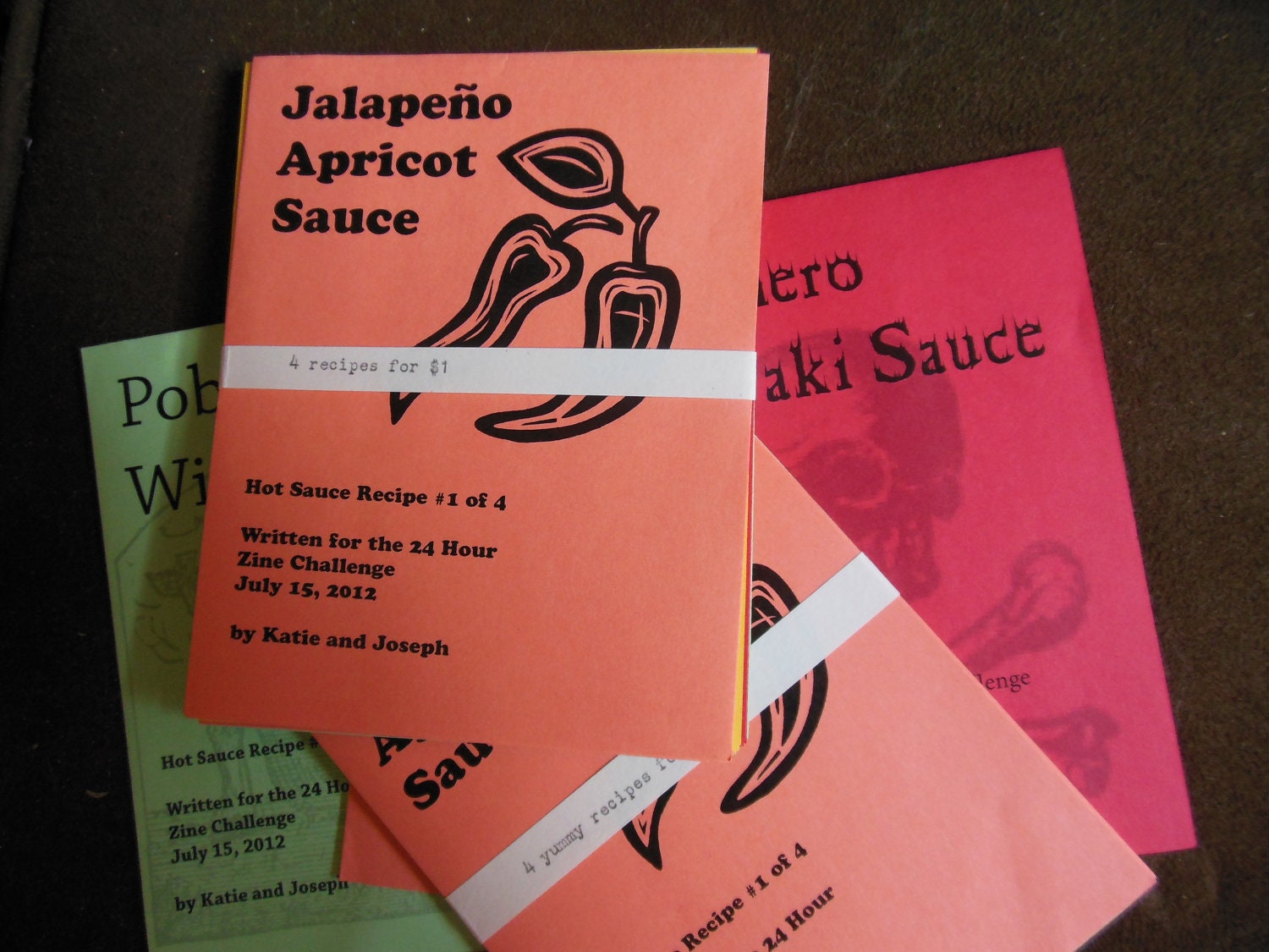 4 Zines -  Make Yr Own Hot Sauces