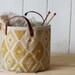 Yellow Honeycomb Bucket