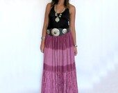 Vintage 80s Tie Dye Gypsy Skirt