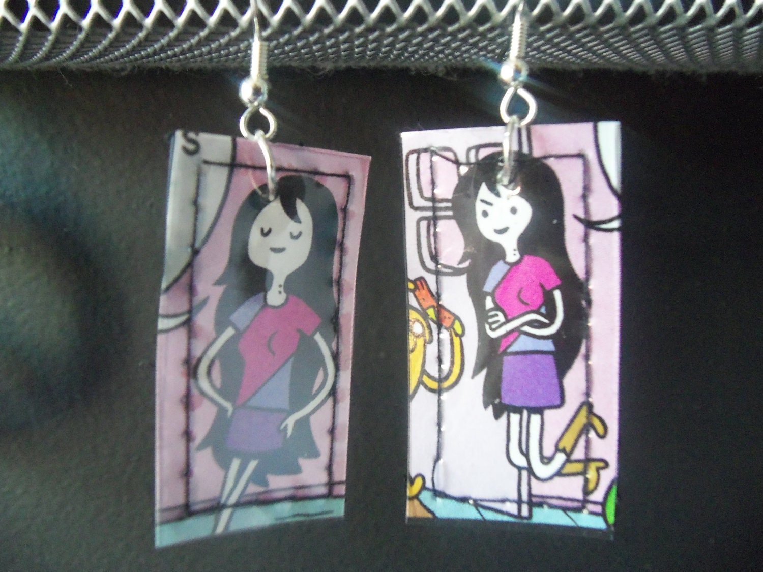 Comic Earrings - Adventure Time Marceline