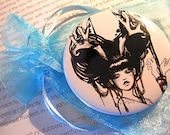 The Bound Fawn Pocket Mirror Gothic Deer Girl