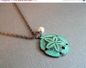 Sand Dollar Necklace / Beach Jewelry / Everyday Necklace / Summer Fashion