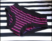 Hot Pink Jail Bird (Cotton Lycra Knit Panties) XL 8 / 9