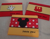 Mickey Mouse Thank You Cards - Birthday Supplies, Party Supplies