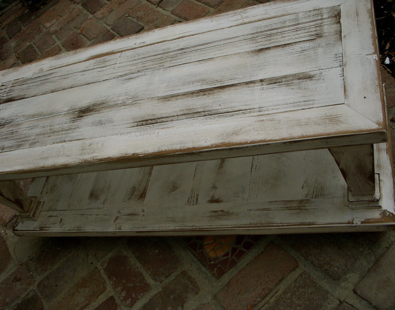 Items similar to Reclaimed wood narrow coffee table rustic country title=