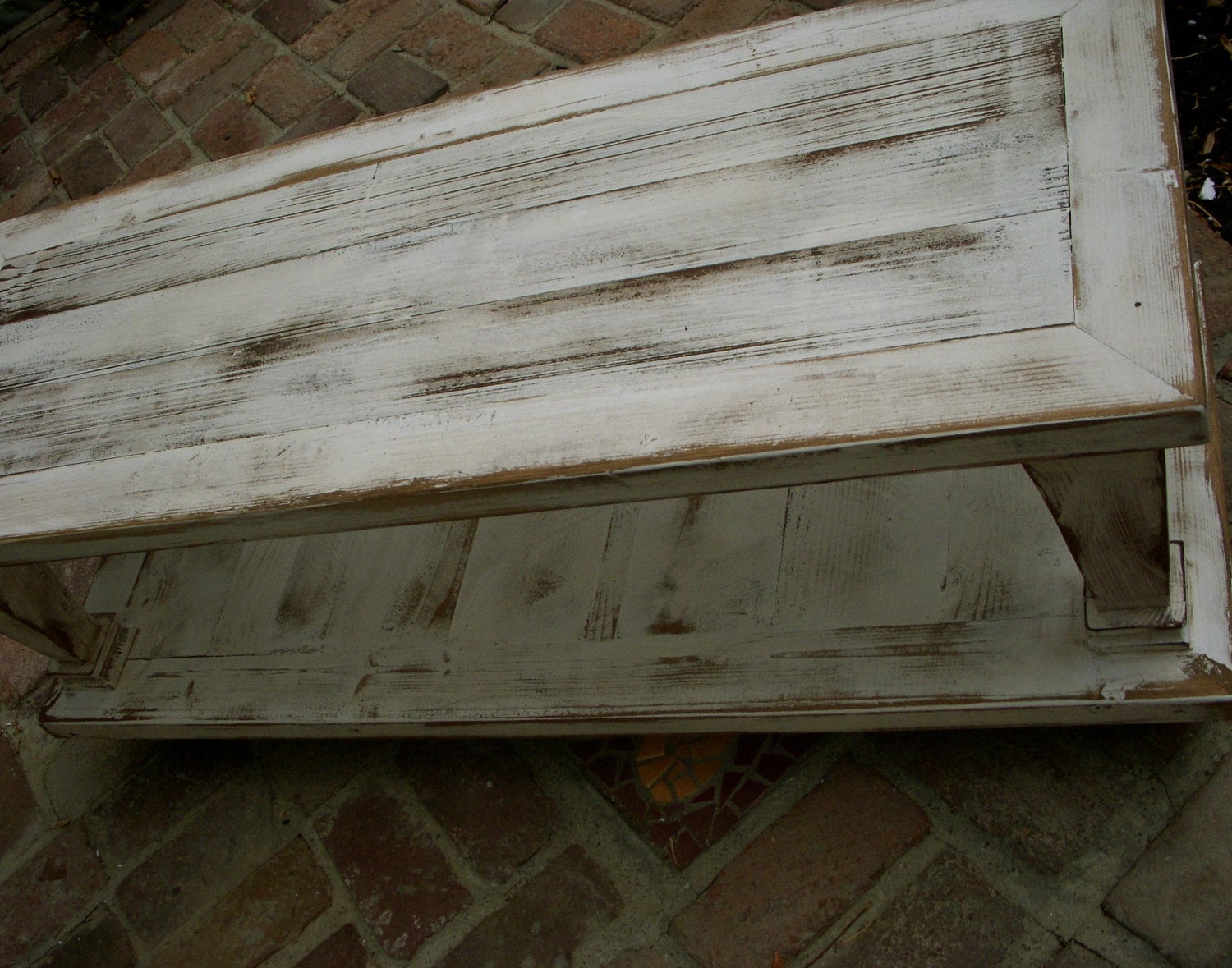 Items similar to Reclaimed wood narrow coffee table rustic country