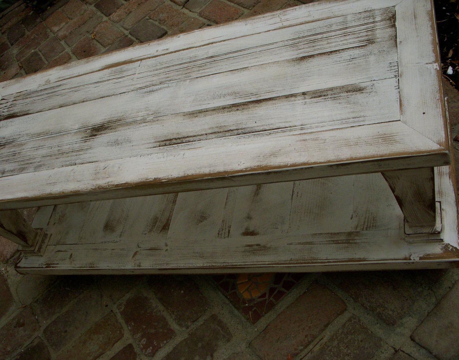 Items similar to Reclaimed wood narrow coffee table rustic country title=