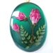 Bewitched in Green , Pressed Flower Pendant, Real Flowers, Resin (1083)