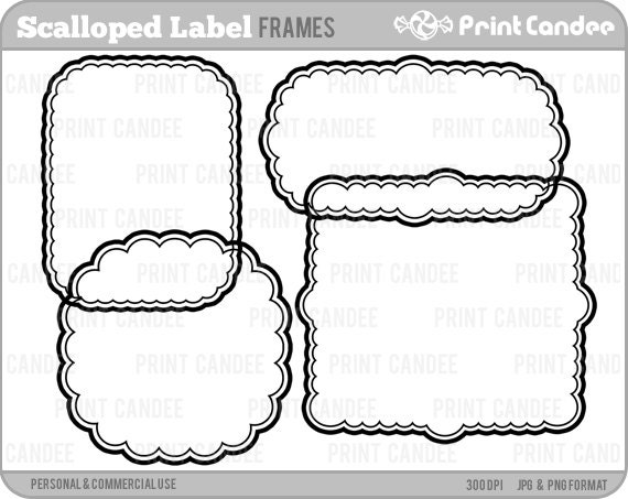 free label frames clip art - photo #16