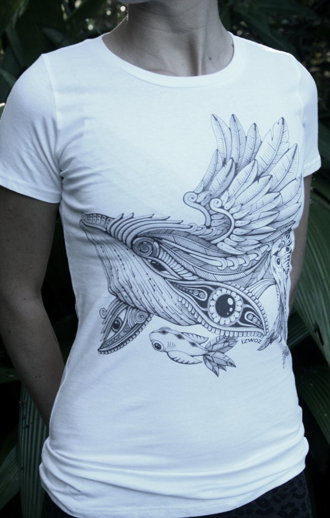 Sky Hwael of the Divine Wind - Womens Organic T-shirt