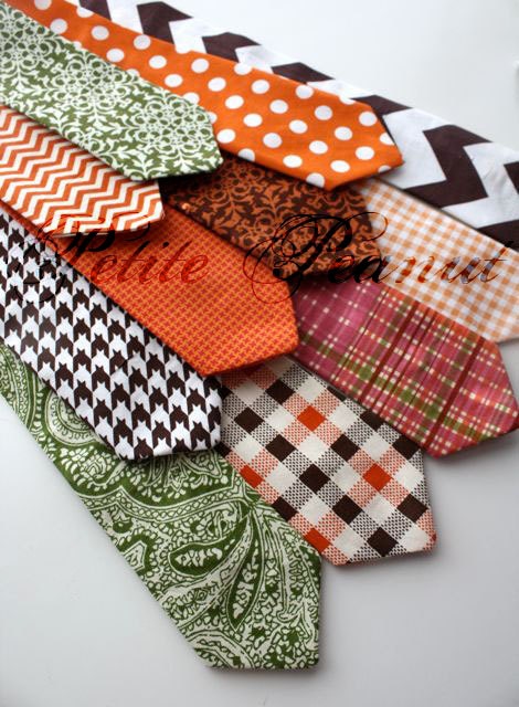 Little Guy Necktie Tie - Autumn Collection - (2T - 4T) - Baby Boy Toddler - Custom Order - Wedding - Photo Prop