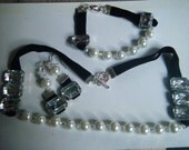 Ribbons and Pearls Jewelry Set