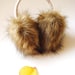 Girl ear muff, ear warmer, headpiece muff, accessory, gift for girl