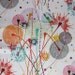 Wild Garden African Daisy White by Dan Bennett for Westminster Fabrics - 1 YD of 100% Cotton Fabric