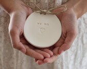 Wedding ring bearer We Do Ring dish Wedding Ring pillow