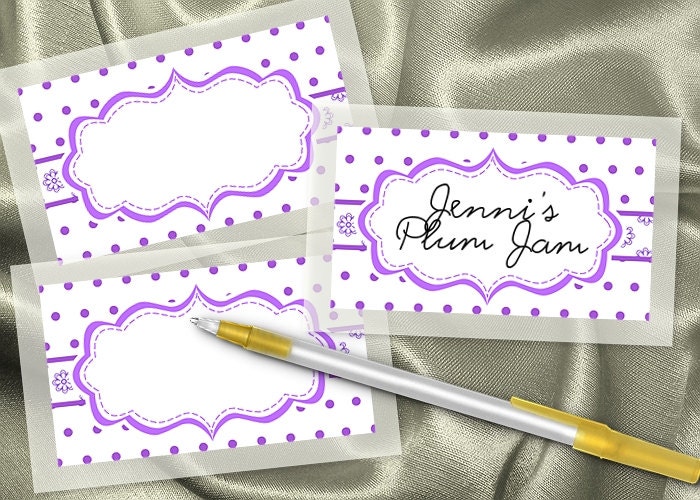 10 Blank Food Label Stickers, Wedding, Candy Buffet Labels, Bridal Shower, Birthday Il_570xn