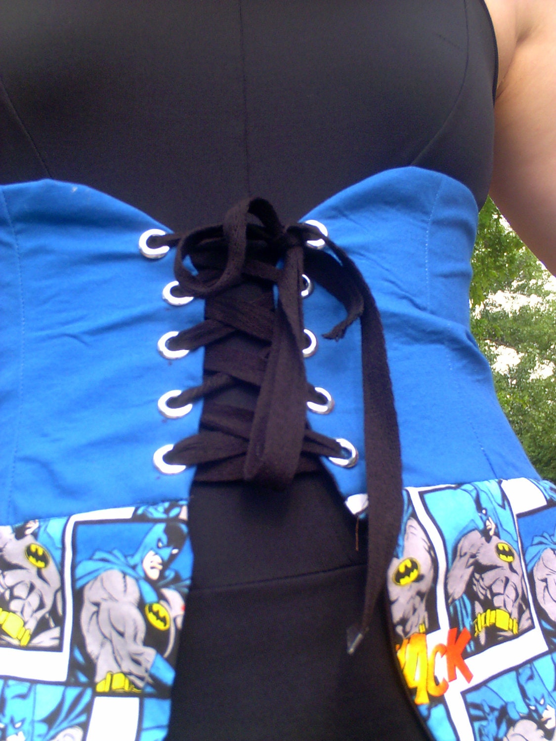 Batman Corset Overskirt.
