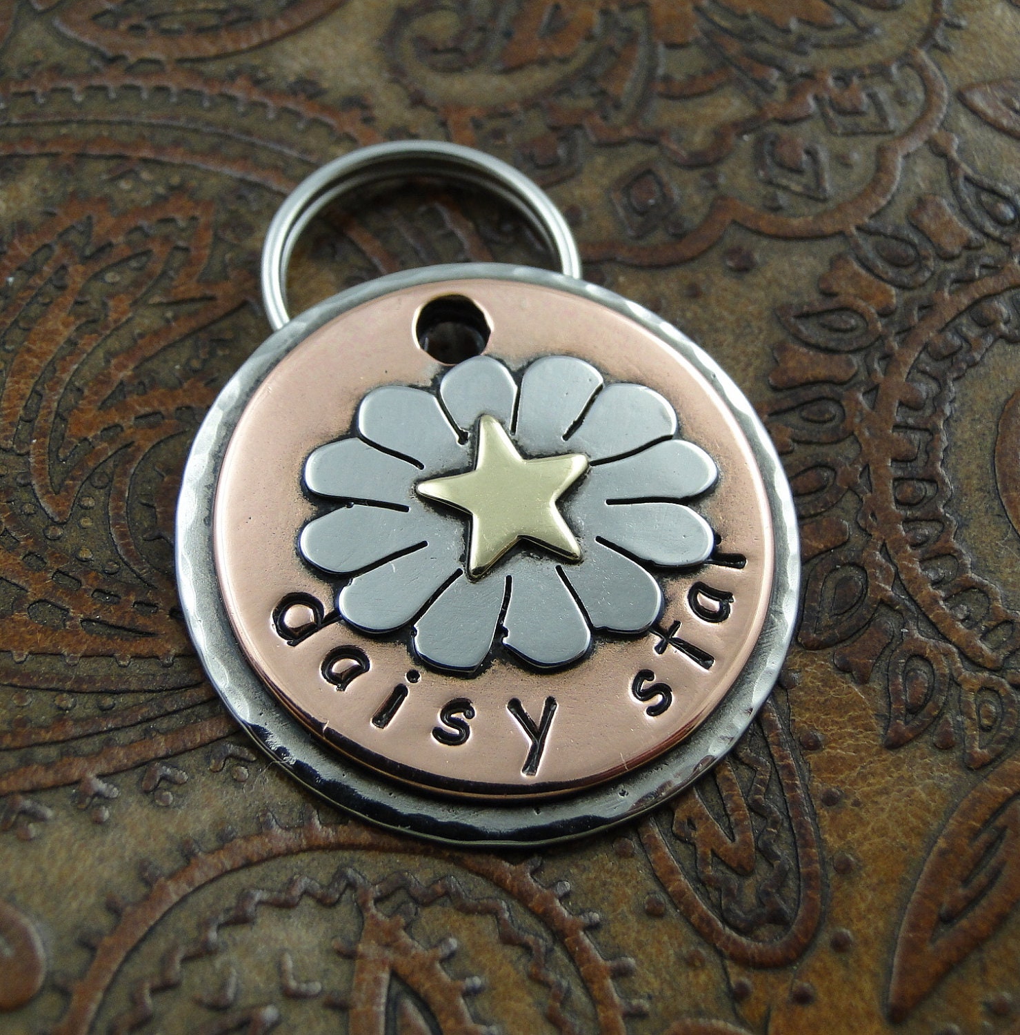 Custom Dog or Cat ID tag Daisy