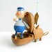 Zoo Line Danish Modern Wood Hippo 1959