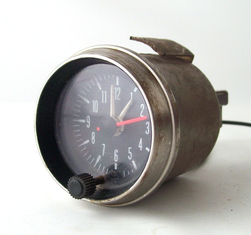 vintage automotive car clock dashboard dash by RecycleBuyVintage