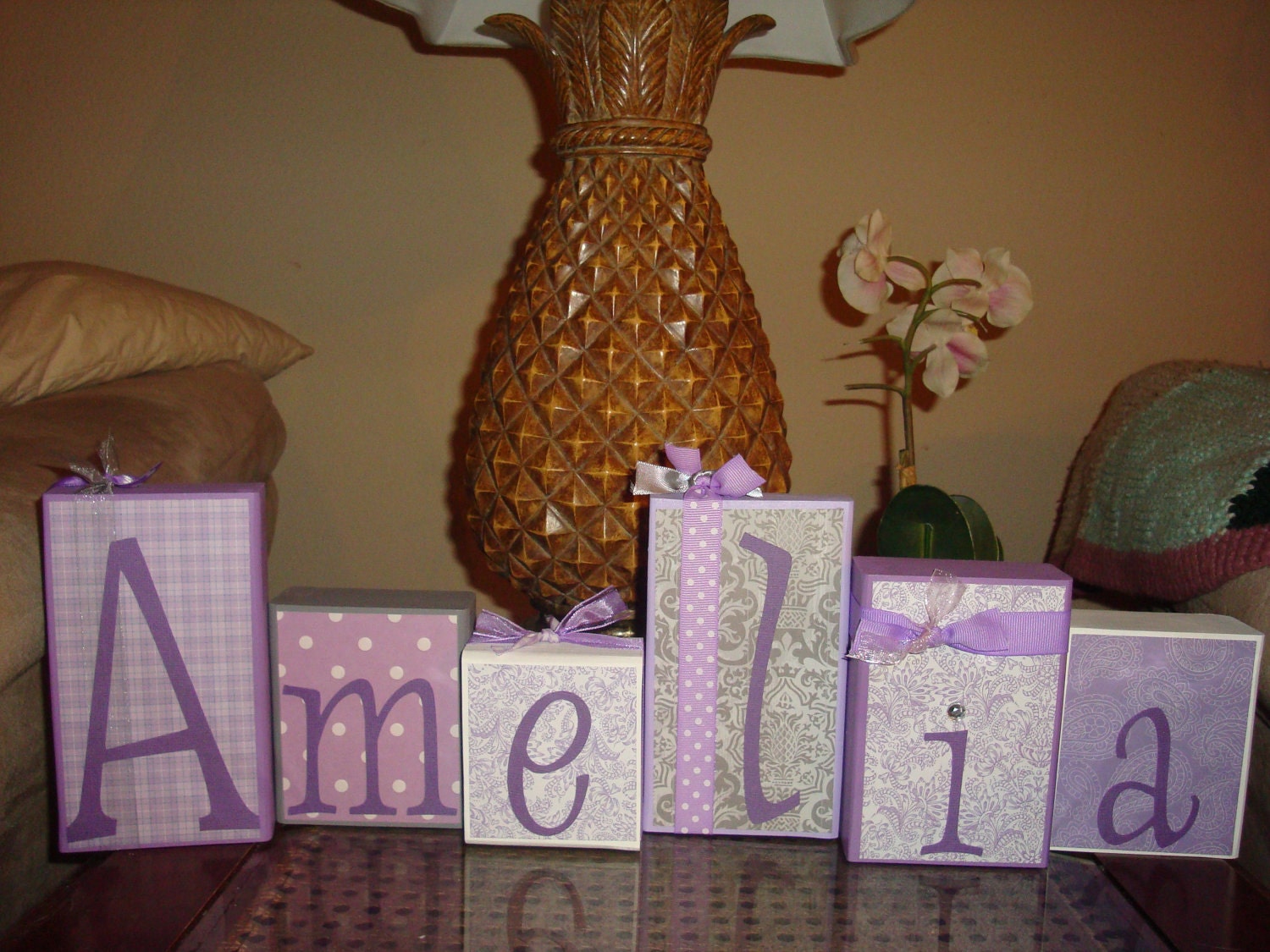 Custom Wooden NAME Blocks - Personalized for BABIES, boys, girls, photo shoots, birthdays, baby showers and room decor