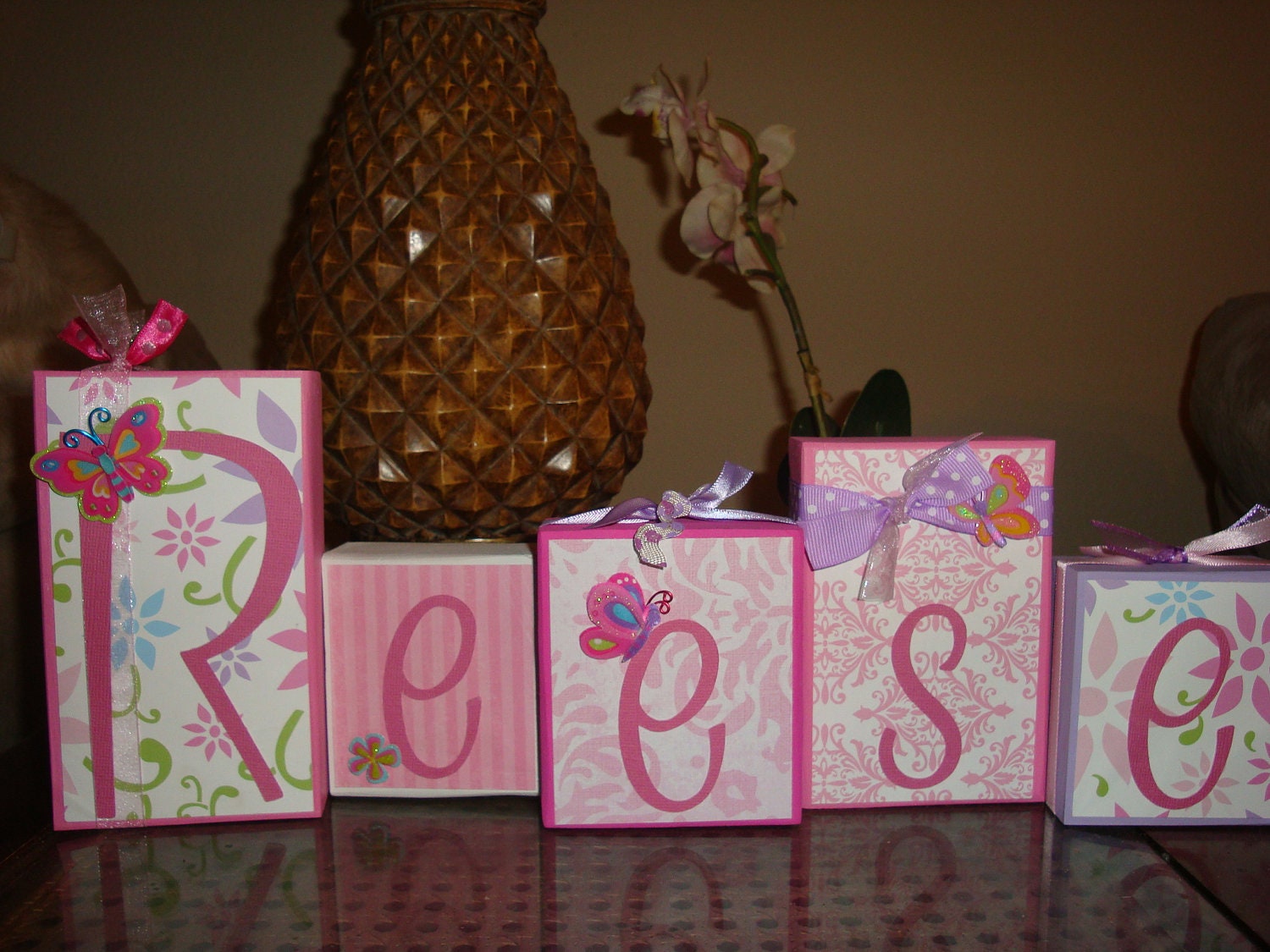 Custom Wooden NAME Blocks - Personalized for BABIES, boys, girls, photo shoots, birthdays, baby showers and room decor
