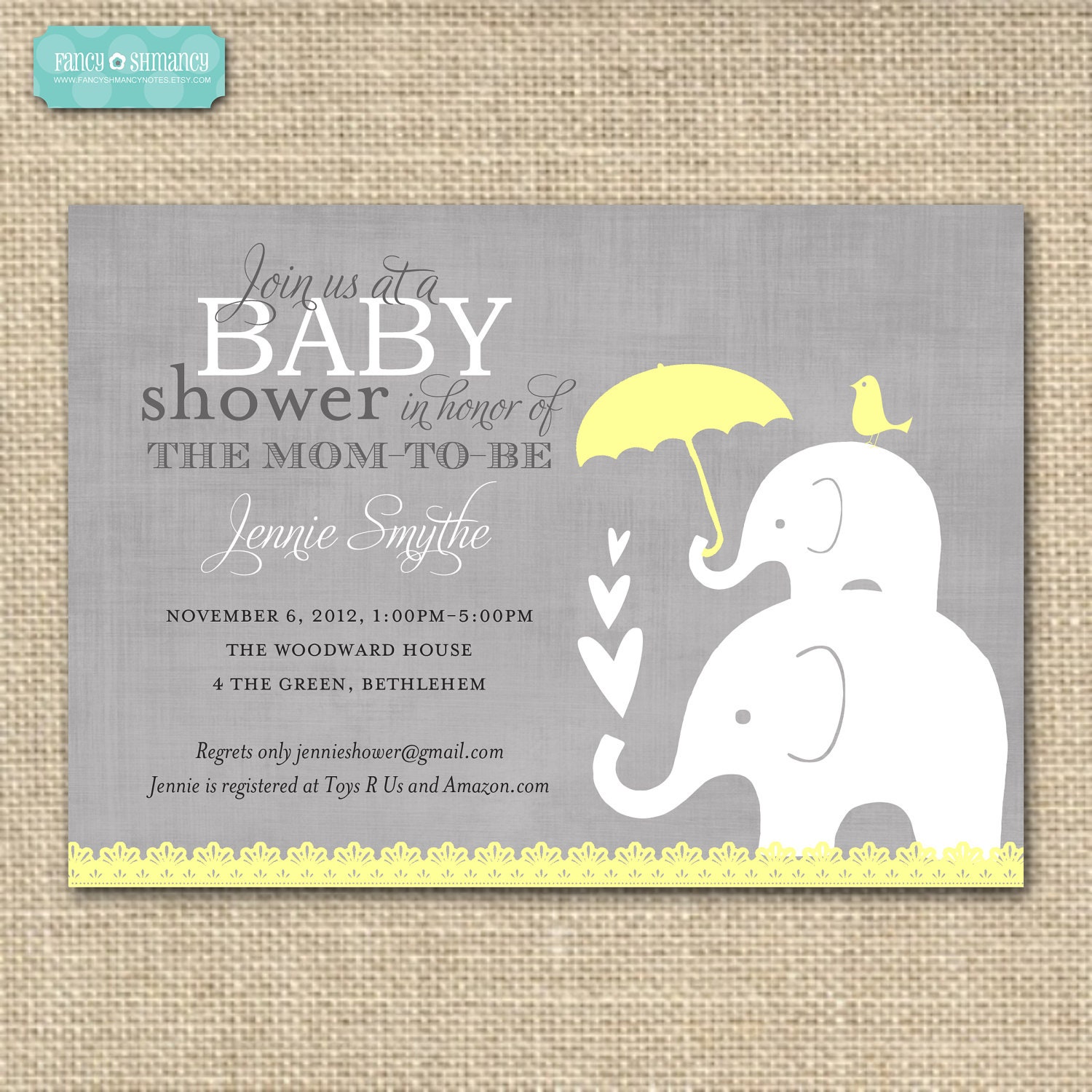 Baby Shower Invitation: Baby Shower Invitations Elephant Theme Free