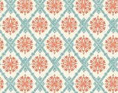 Organic Cotton Fabric-monaluna -Raaga- FILIGREE - low shipping