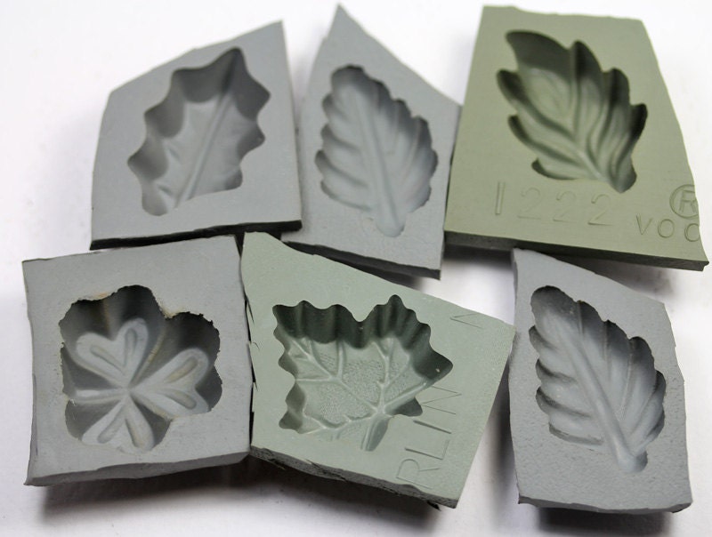 Rubber Candy Molds 6 Leaves by StayaFLOAT on Etsy