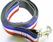 Red White and Blue Dog Leash