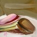 macaroons original painting by moulton 4 x 4 inches