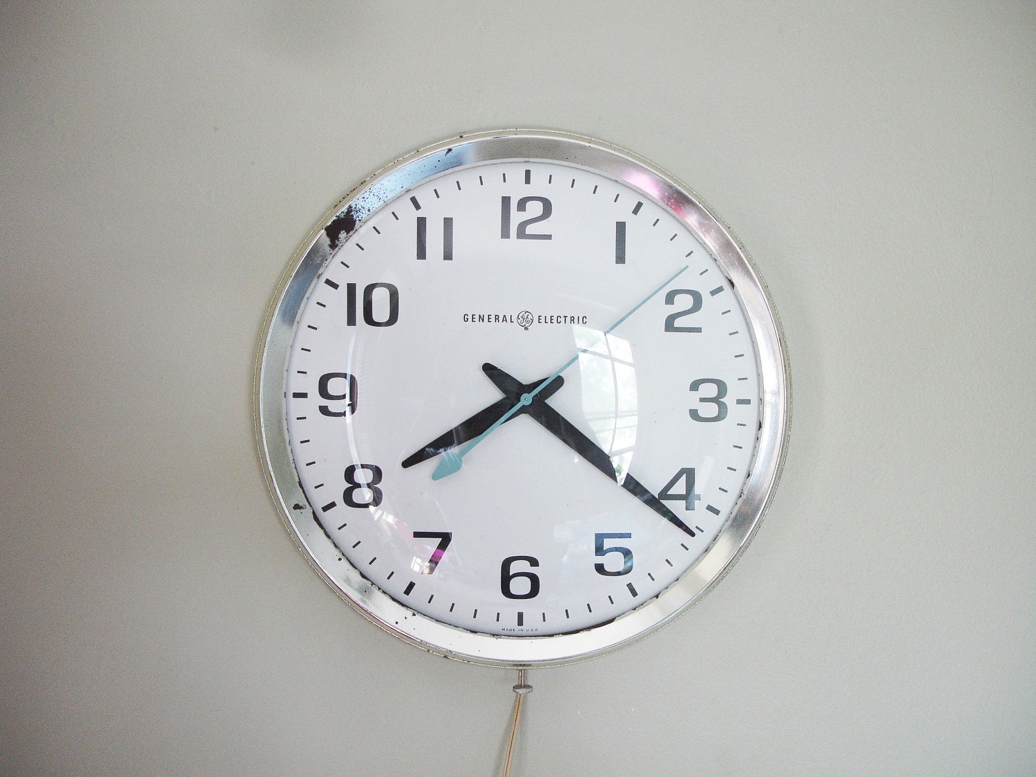 vintage general electric wall clock