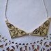 Collar Necklace - Oxford Collar with Eyes Pyramids and Triangles