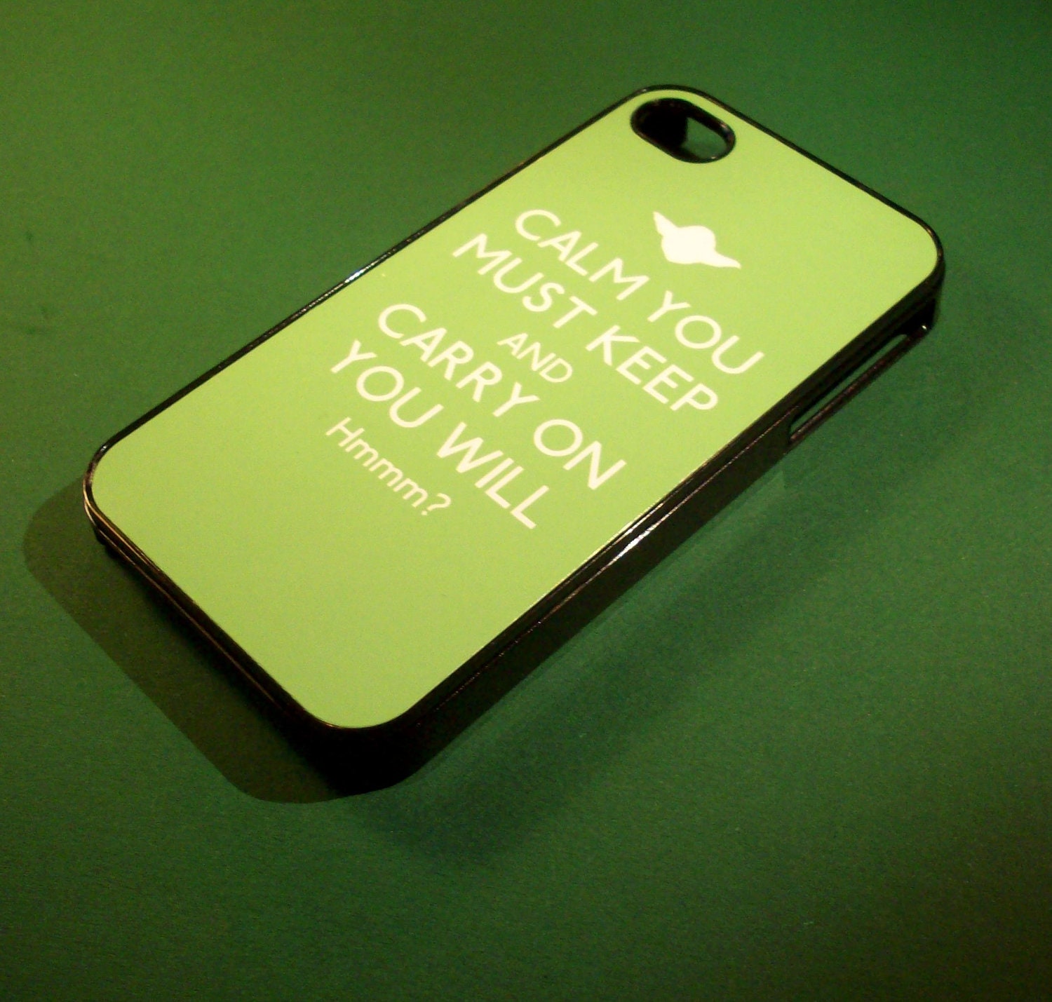 Star Wars Yoda inspired Keep Calm iPhone 4 / 4S case