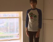 Vintage 1970's Puff the Magic Dragon Baseball Tee