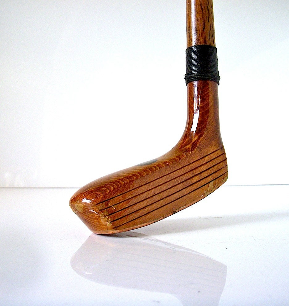 wooden golf putter with Tacimac Grip the by GreatGuyGifts on Etsy