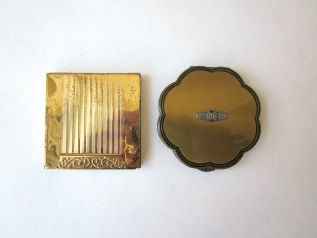Helene Curtis and Avon Makeup Compacts - Vintage