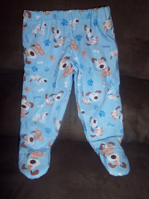 69 M Month 100 Cotton Footed Pajama Pants by SewMona on Etsy