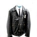 Vintage Police Leather Jacket DeCommissioned Chicago Police Men's size 50