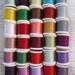30 spools of SILK thread - rainbow of colors