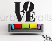 Vinyl Wall Sticker Decal, LOVE