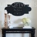 Chalk Wall Decal, Frame, Home is Where the Heart Is