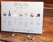 Wedding Timeline Card Deposit