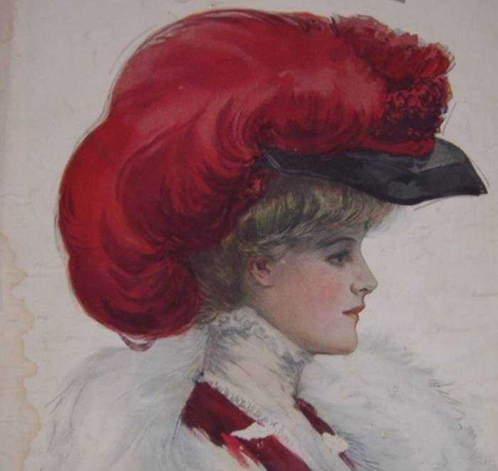 Lady In Red - Downloadable Digital Art Image