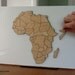 Africa Map Puzzle - Birch Plywood