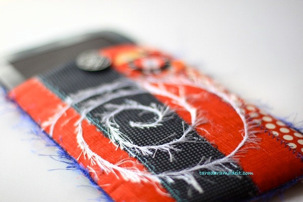 Kindle, Kindle Fire or Nook Cover - Red, Black, and White Il_570xn
