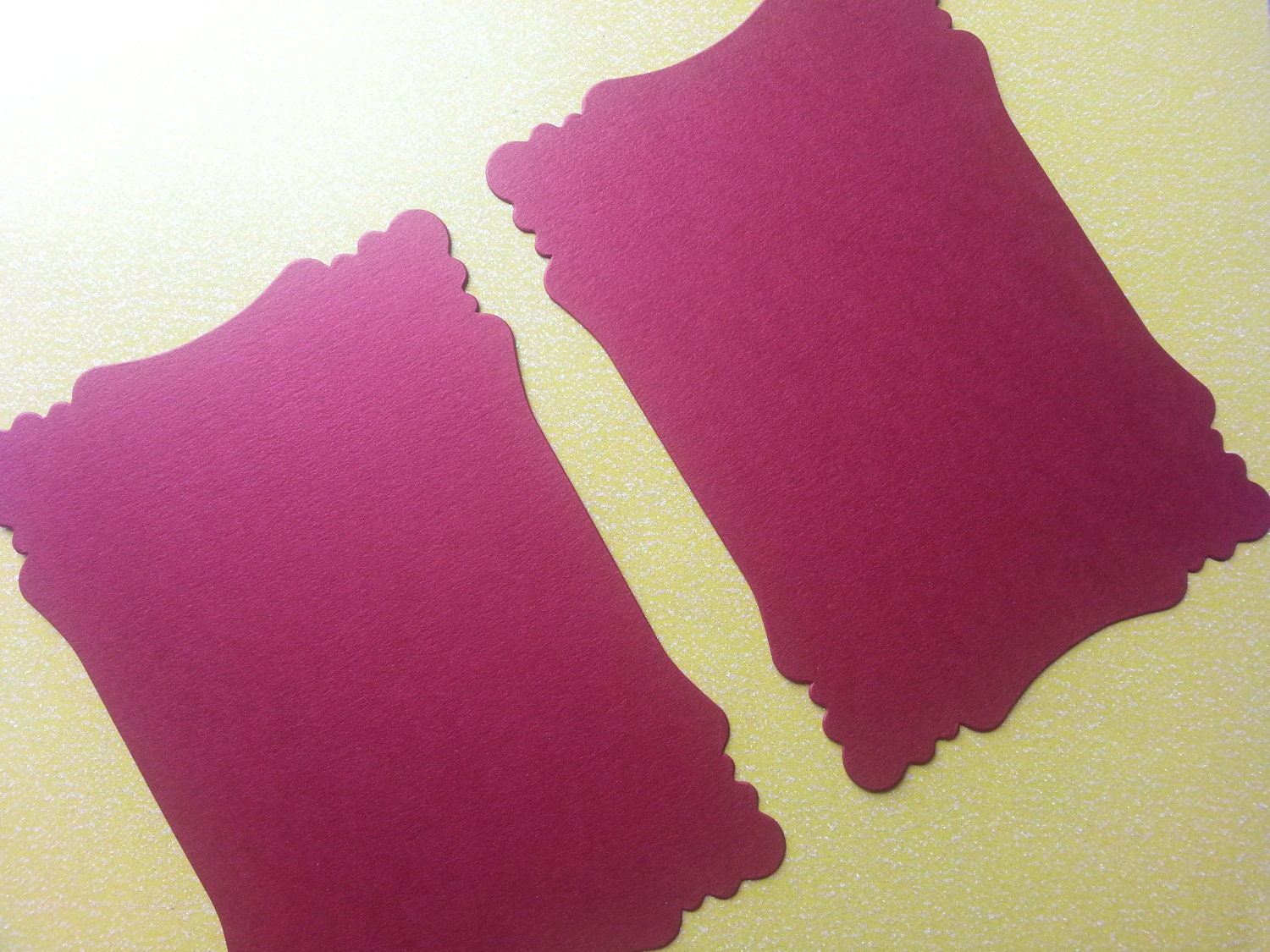 DIY Invitation- Large Victorian Die Cut (Set of 10)